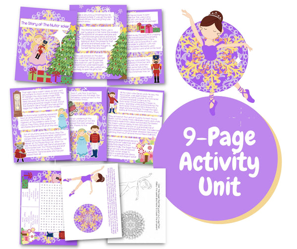 The Nutcracker Literacy and STEM Craft Activity Pack