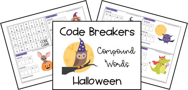 Code Breakers Compound Words Printable Activities