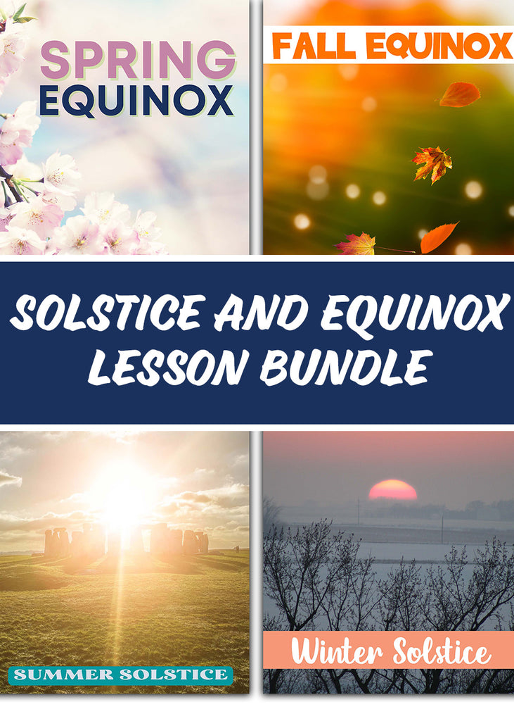 Solstice and Equinox Lesson and Activity Bundle