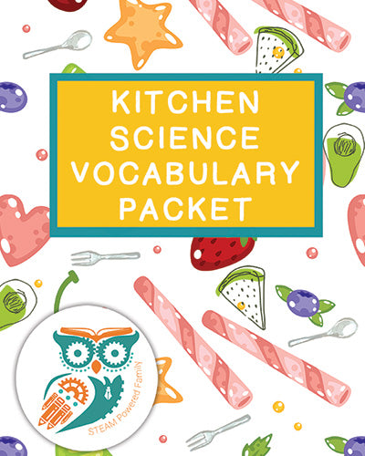 Kitchen Science Vocabulary Packet