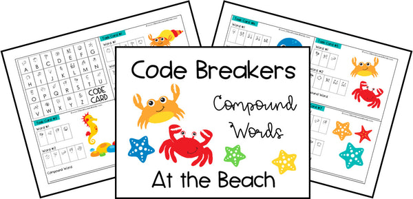 Code Breakers Compound Words Printable Activities