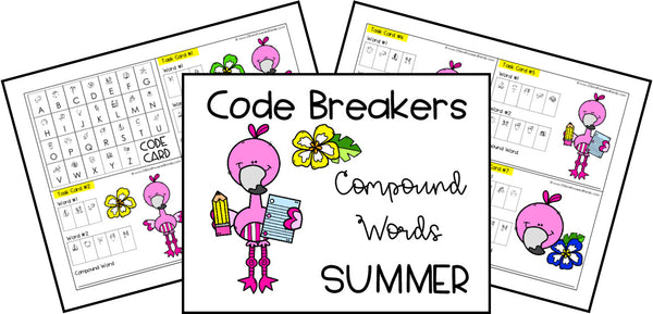 Code Breakers Compound Words Printable Activities